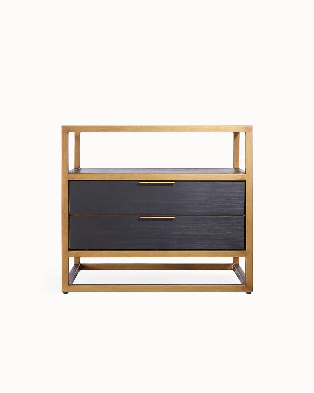 Black 2 Drawer