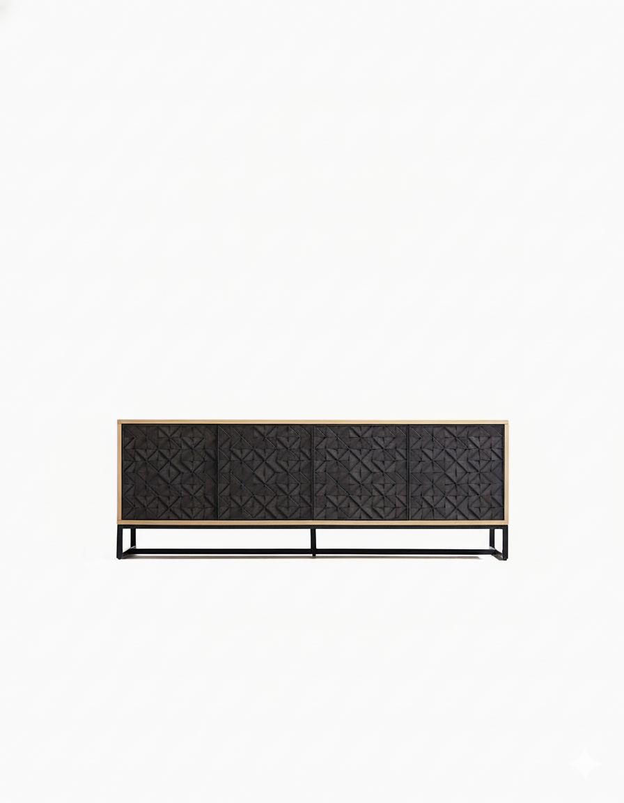 Renard Carved Media Console
