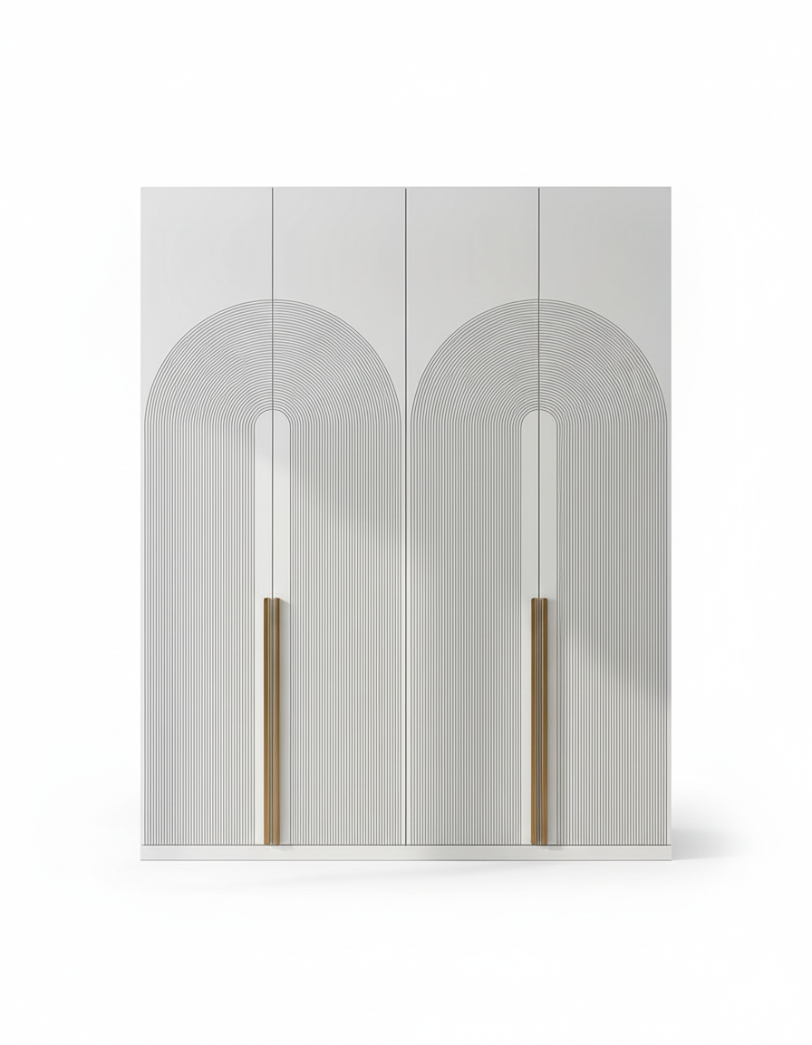 Gloss Polish affordable Wardrobe White