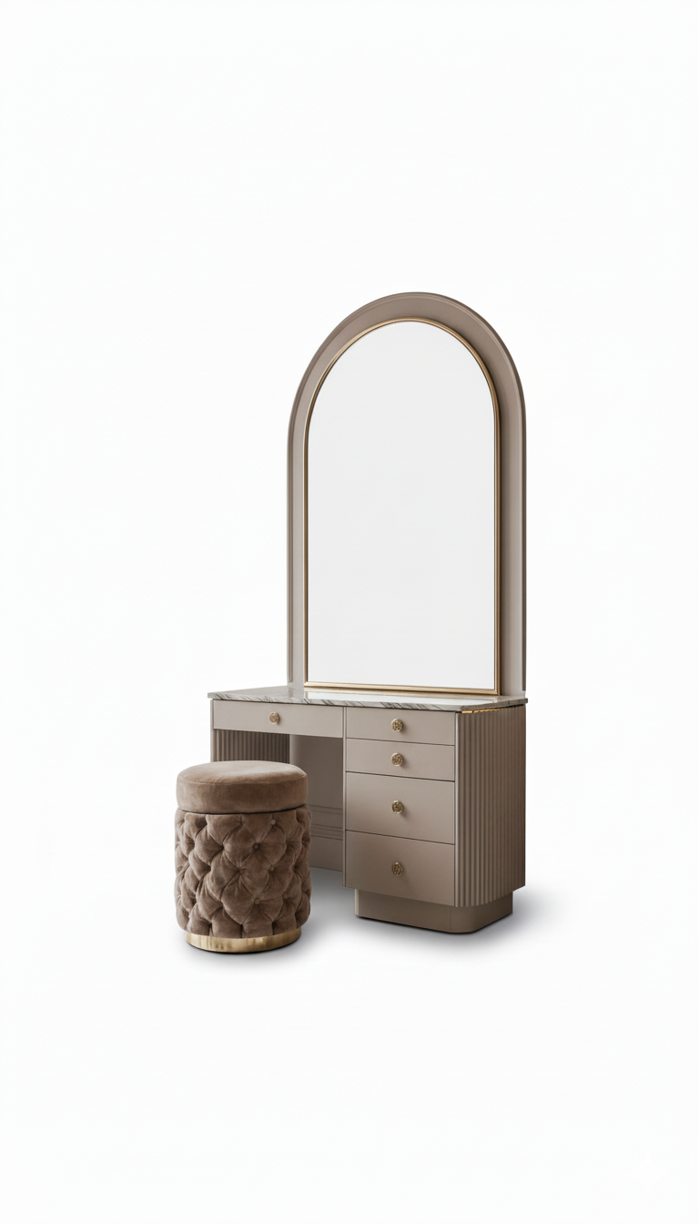 4ft Royal Vanity Dressing Table with Stool