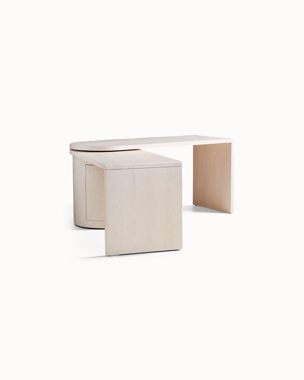 Twist Ash Rotating Desk - Image 2