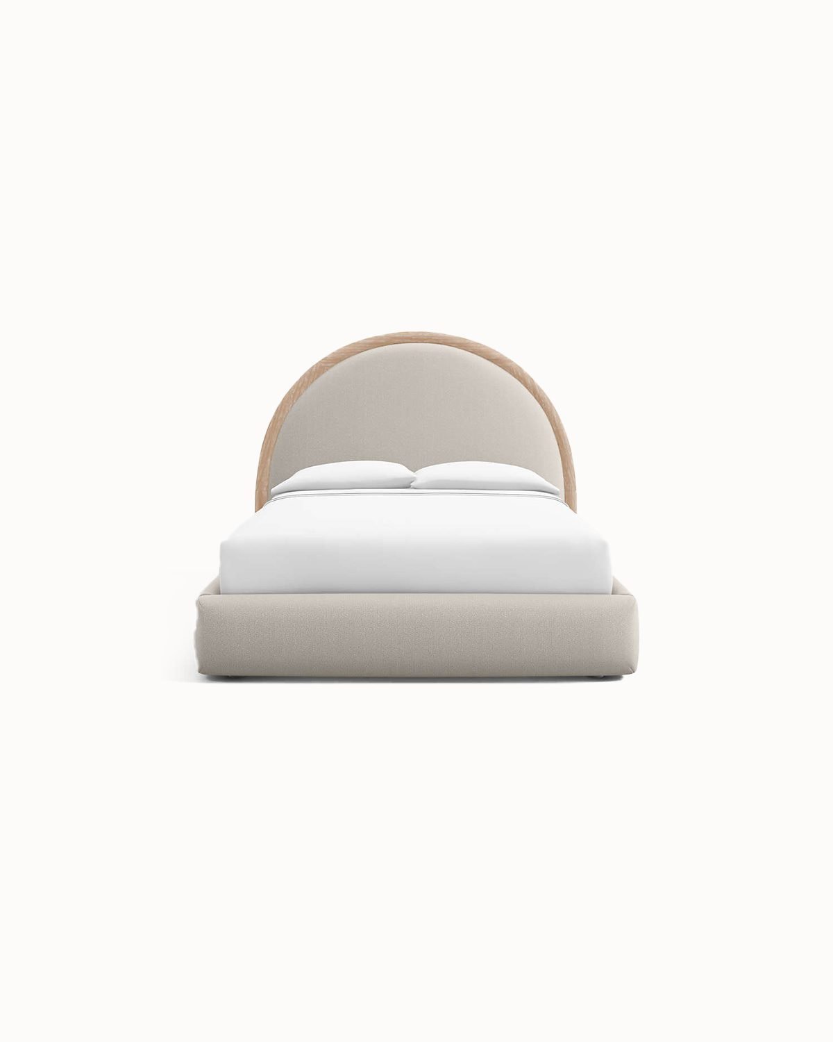 Upholstered Wood Bed Kathee.pk