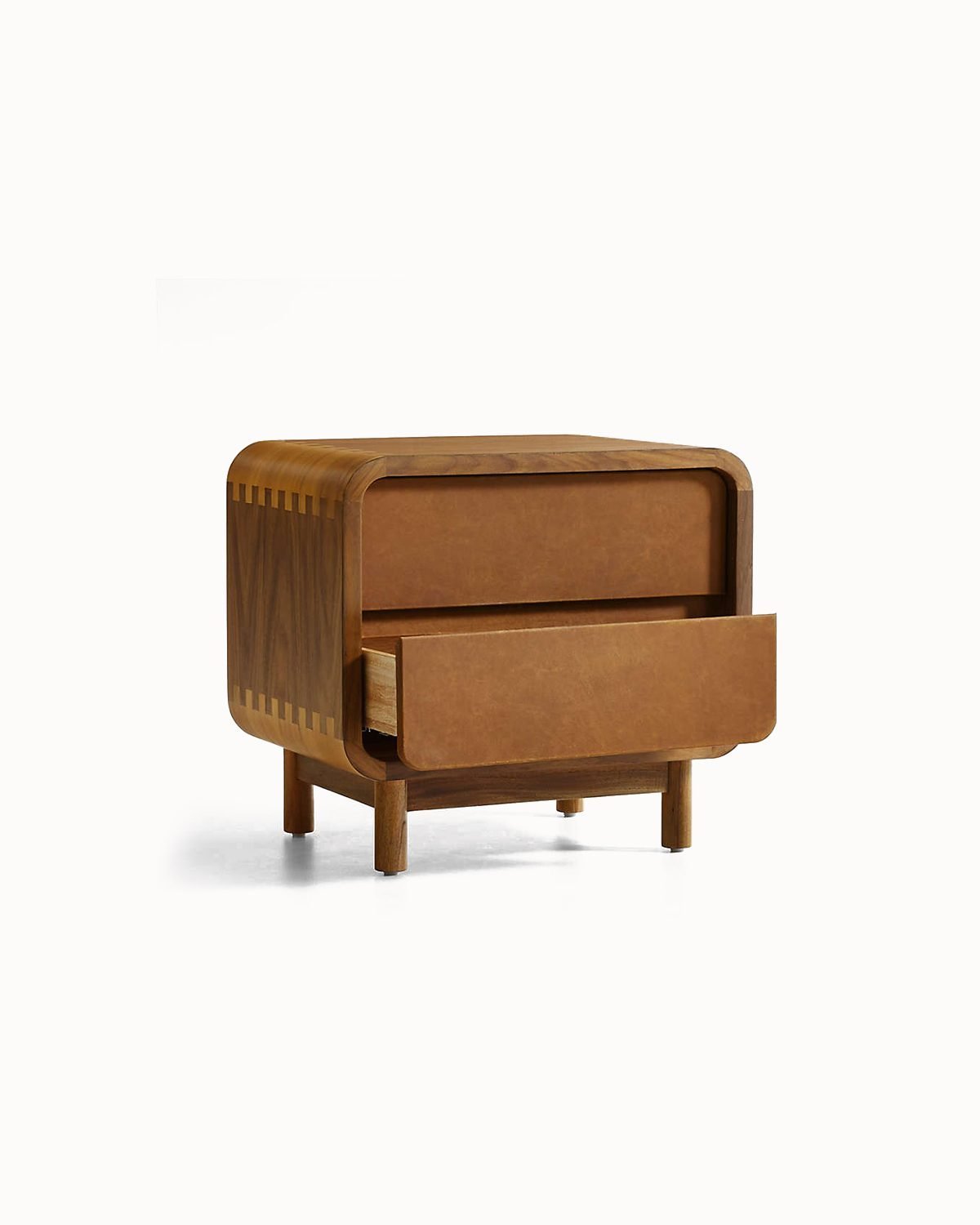 Walnut Nightstand Drawers - Image 2