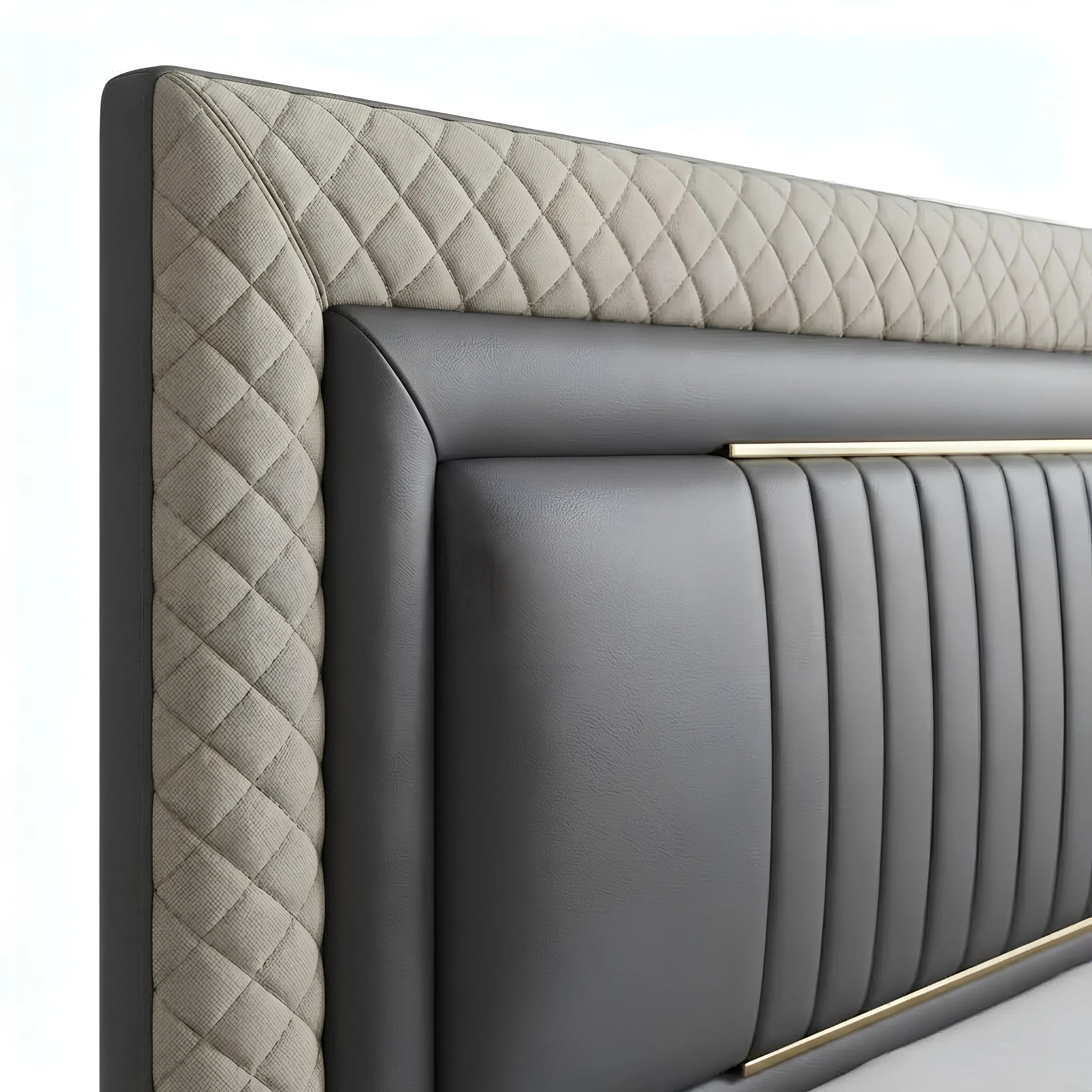 Modern Nordic Luxury bed/ King Size kathee.pk/